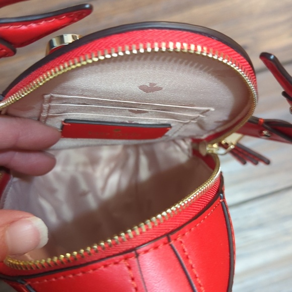 Kate Spade Novelty Red Lobster Bag Shore Thing Crossbody Bag - Picture 14 of 16